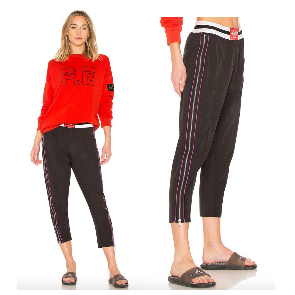 P.E Nation Track And Field Pant Xs Retro Jogger Cropped